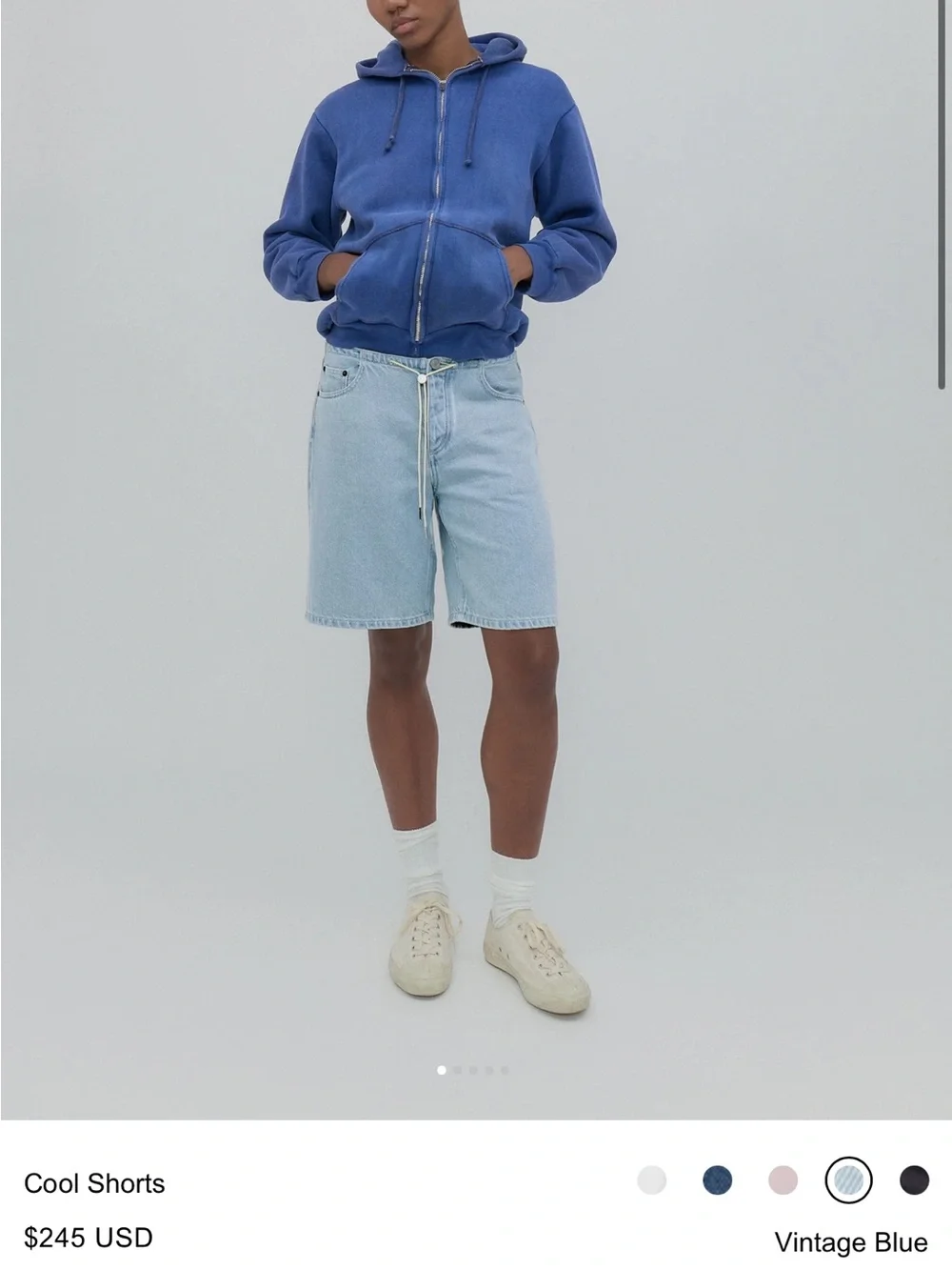 Vintage Blue Women’s Denim Shorts
